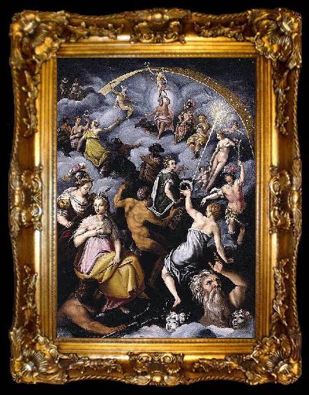 framed  Jacopo Zucchi The Assembly of the Gods, ta009-2